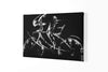 Canvas Acrylic Painting with a knife, Cyclist fighting for victory, Against the clock Painting - by Kader KLOUCHI Artiste Peintre Sculpteur